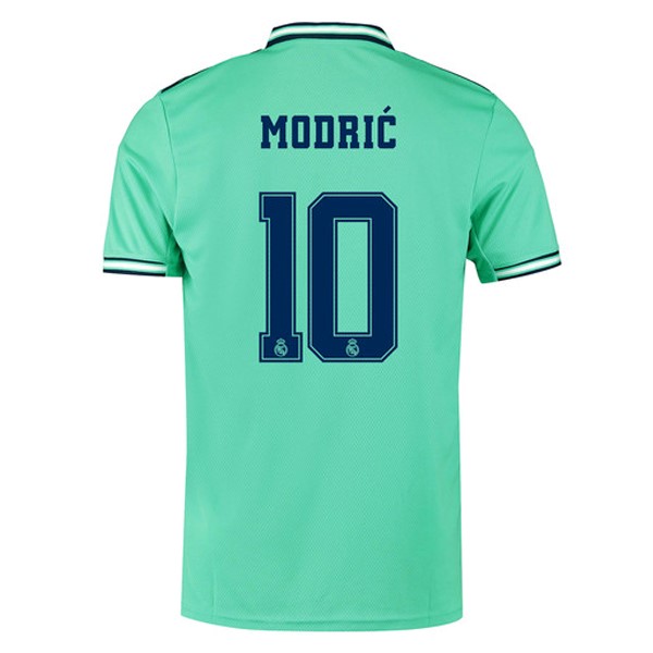 Camiseta Real Madrid NO.10 Modric 3ª 2019-2020 Verde